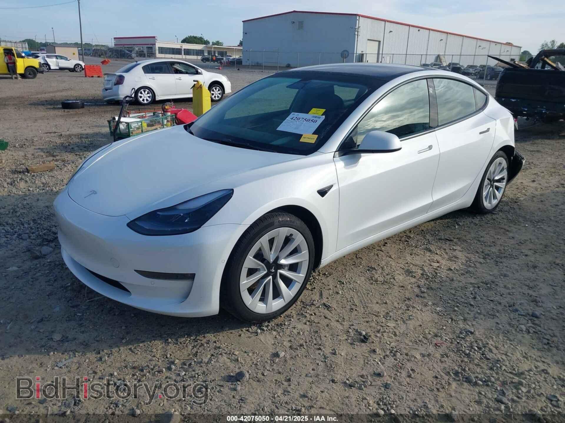 2022 TESLA MODEL 3 - VIN: 5YJ3E1EB9NF321073 - Фото 2