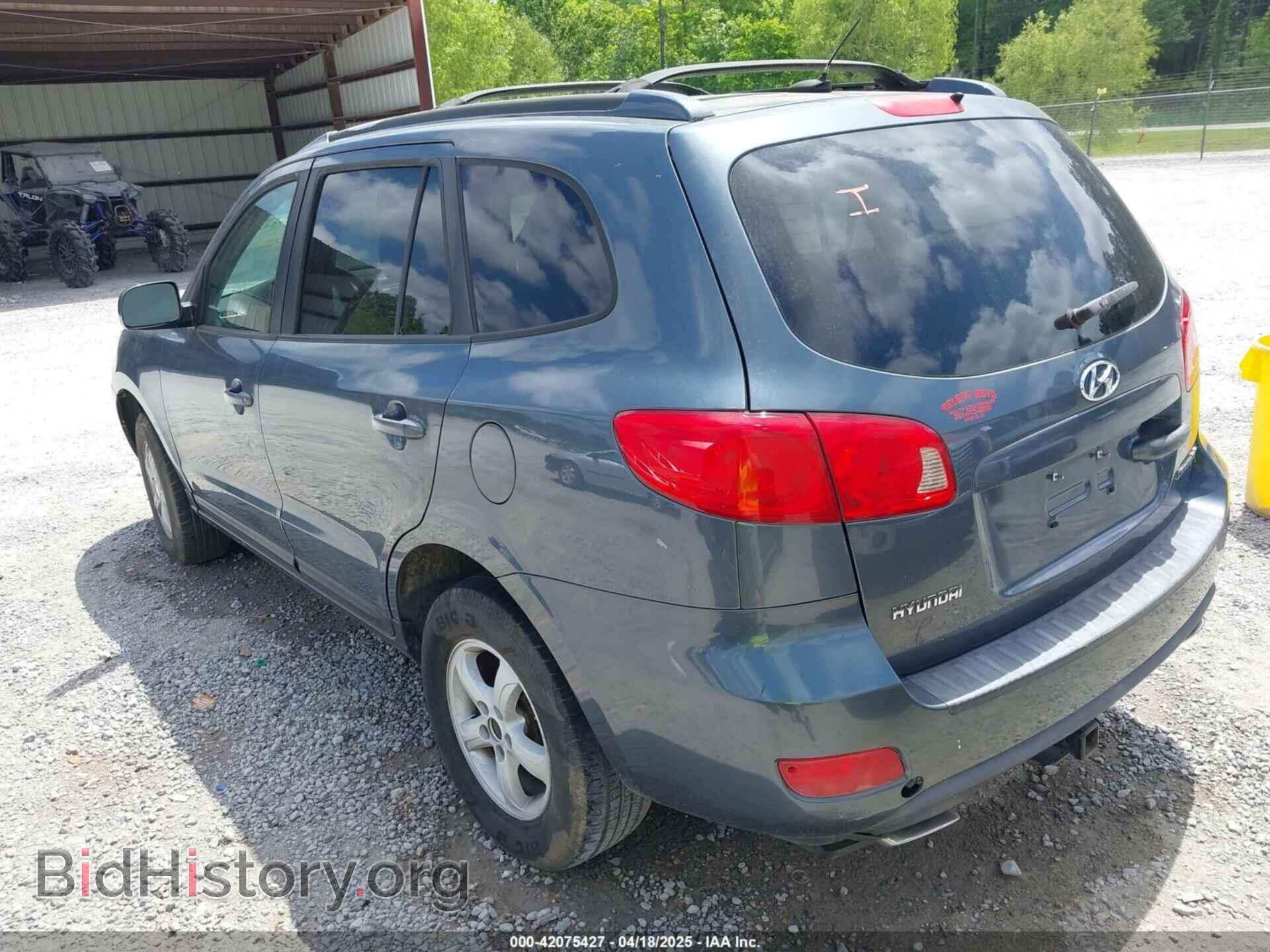 2007 HYUNDAI SANTA FE - VIN: 5NMSG13D27H117792 - Фото 3