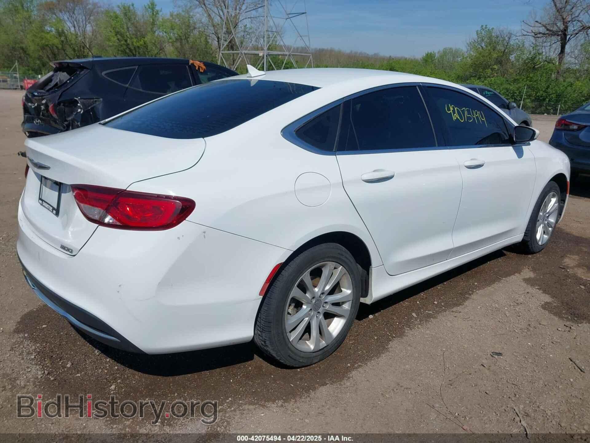 2016 CHRYSLER 200 - VIN: 1C3CCCAB8GN109121 - Фото 4