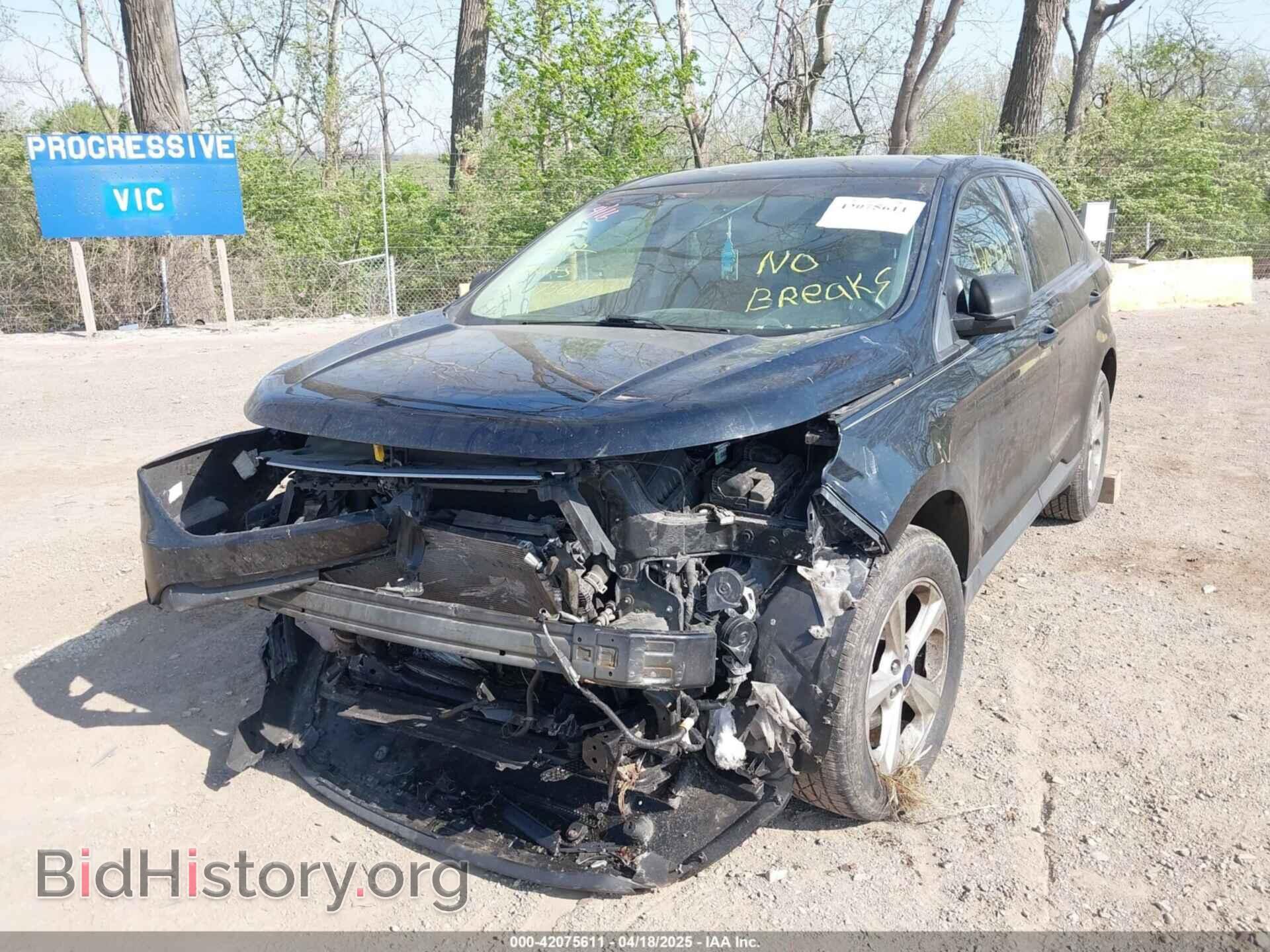 2016 FORD EDGE - VIN: 2FMPK3G99GBC41641 - Photo 2