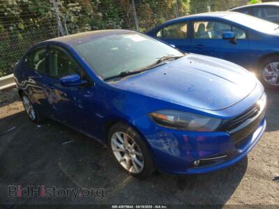 2013 Dodge DART SXT, синий — VIN 1C3CDFBA7DD323149, IAAI
