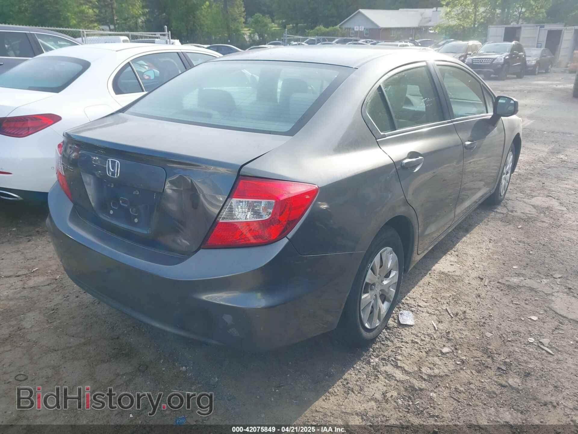 2012 HONDA CIVIC - VIN: 2HGFB2F52CH606582 - Фото 4
