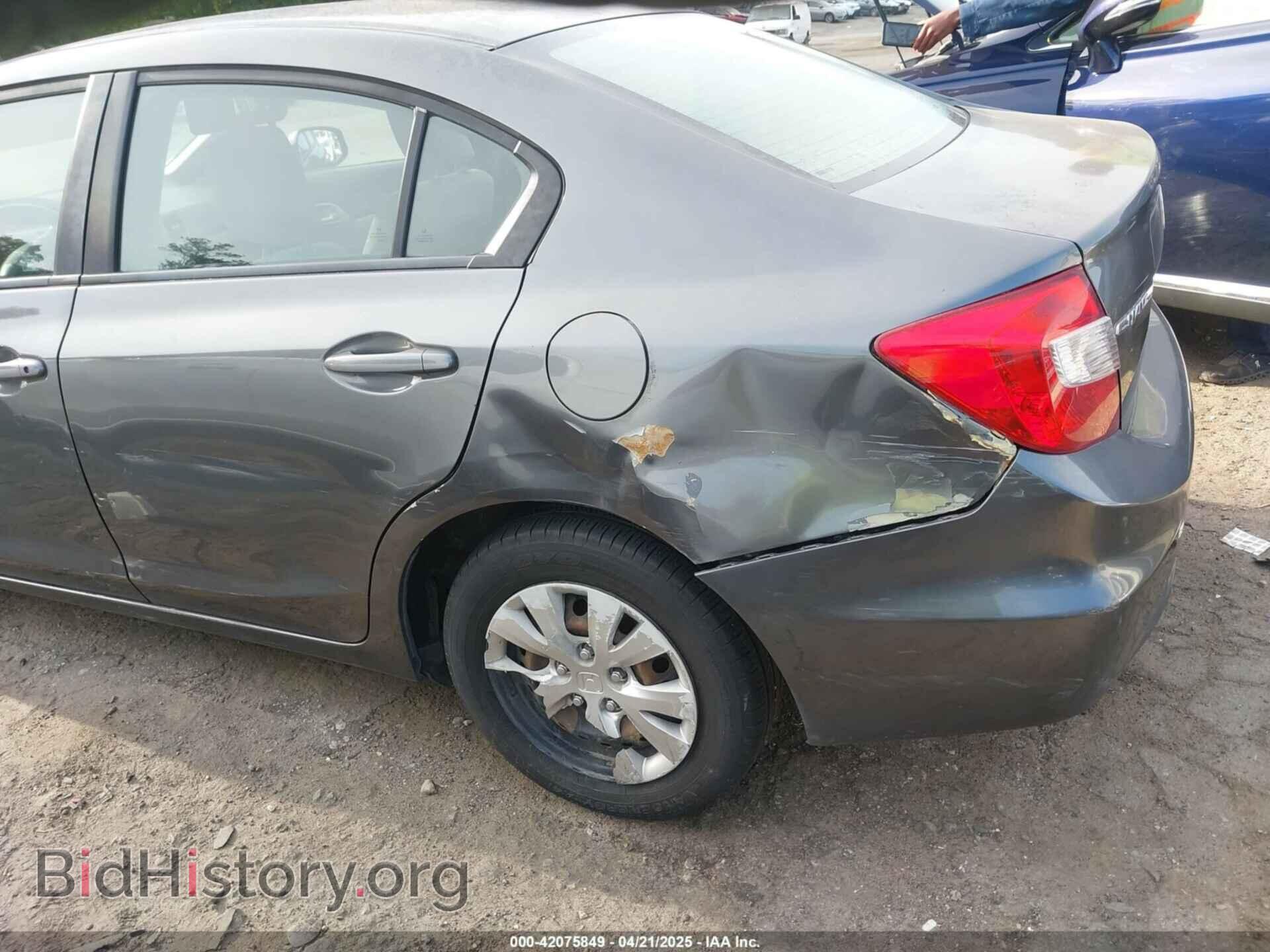 2012 HONDA CIVIC - VIN: 2HGFB2F52CH606582 - Фото 6