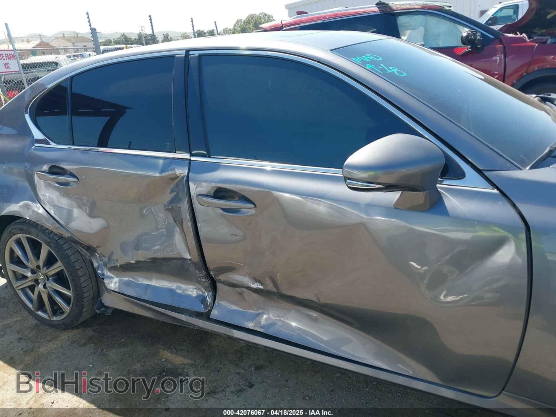 2013 LEXUS GS 350 - VIN: JTHBE1BL2D5026226 - Фото 6