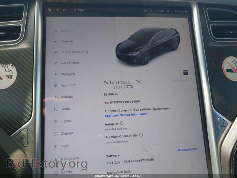 2017 Tesla MODEL X (VIN 5YJXCBE21HF054898) — фото 7 из 15