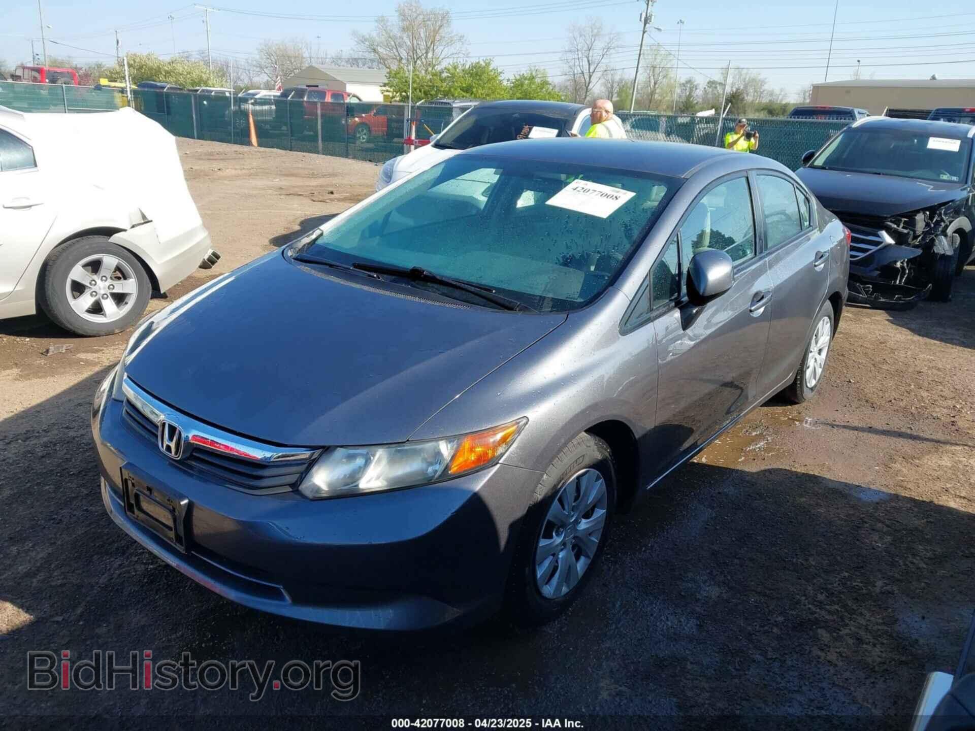 2012 HONDA CIVIC - VIN: 19XFB2F58CE044102 - Фото 2