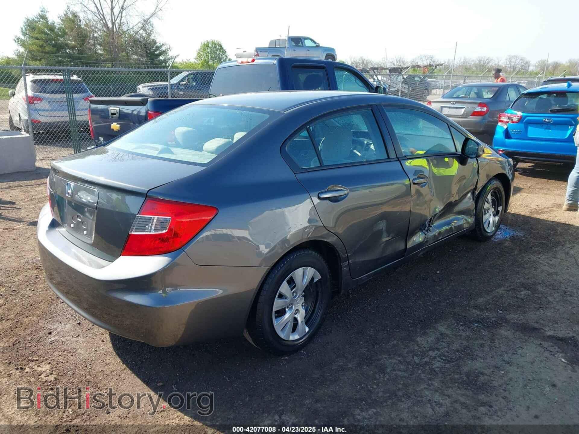 2012 HONDA CIVIC - VIN: 19XFB2F58CE044102 - Фото 4