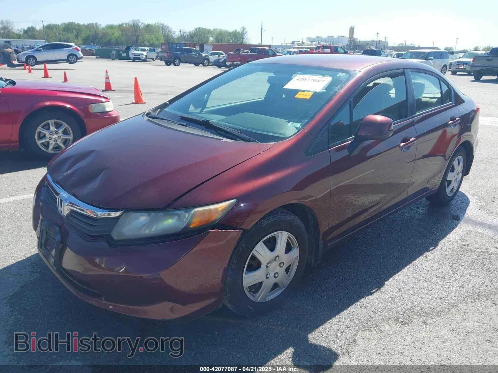 2012 HONDA CIVIC - VIN: 19XFB2F56CE084744 - Фото 2