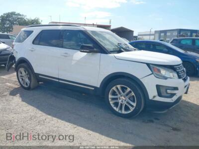 2017 Ford EXPLORER XLT, белый — VIN 1FM5K7D87HGB87910, IAAI