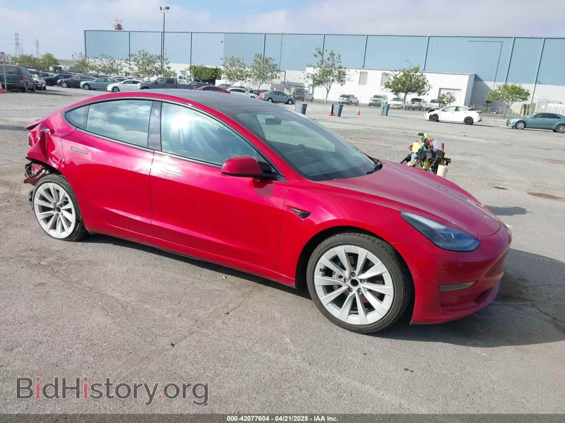 Фотография 5YJ3E1EA4NF144407 - TESLA MODEL 3 2022