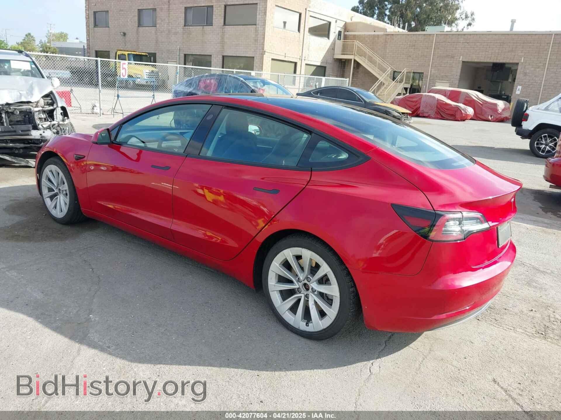 2022 TESLA MODEL 3 - VIN: 5YJ3E1EA4NF144407 - Фото 3