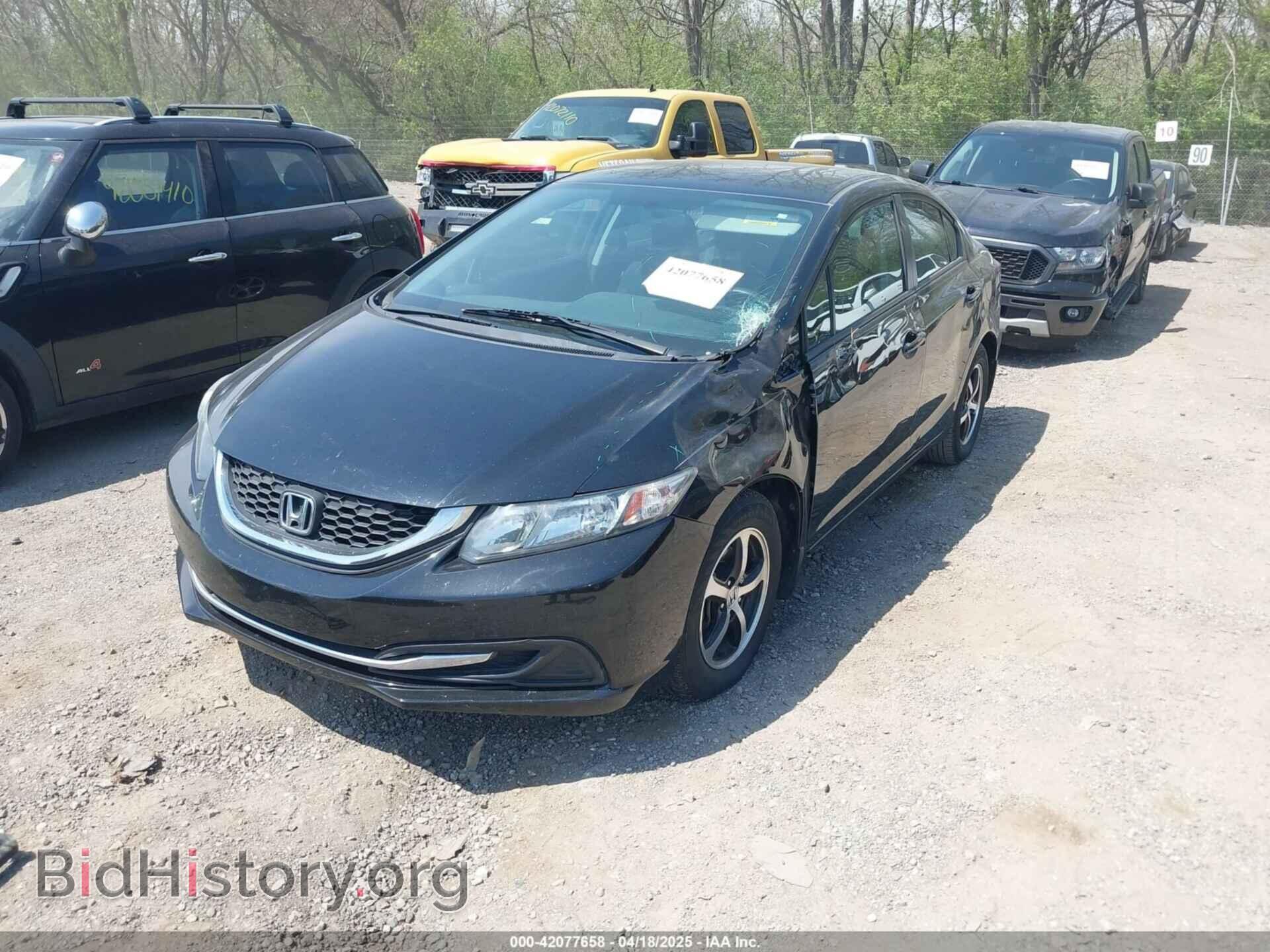 2015 HONDA CIVIC - VIN: 19XFB2F75FE249060 - Фото 2