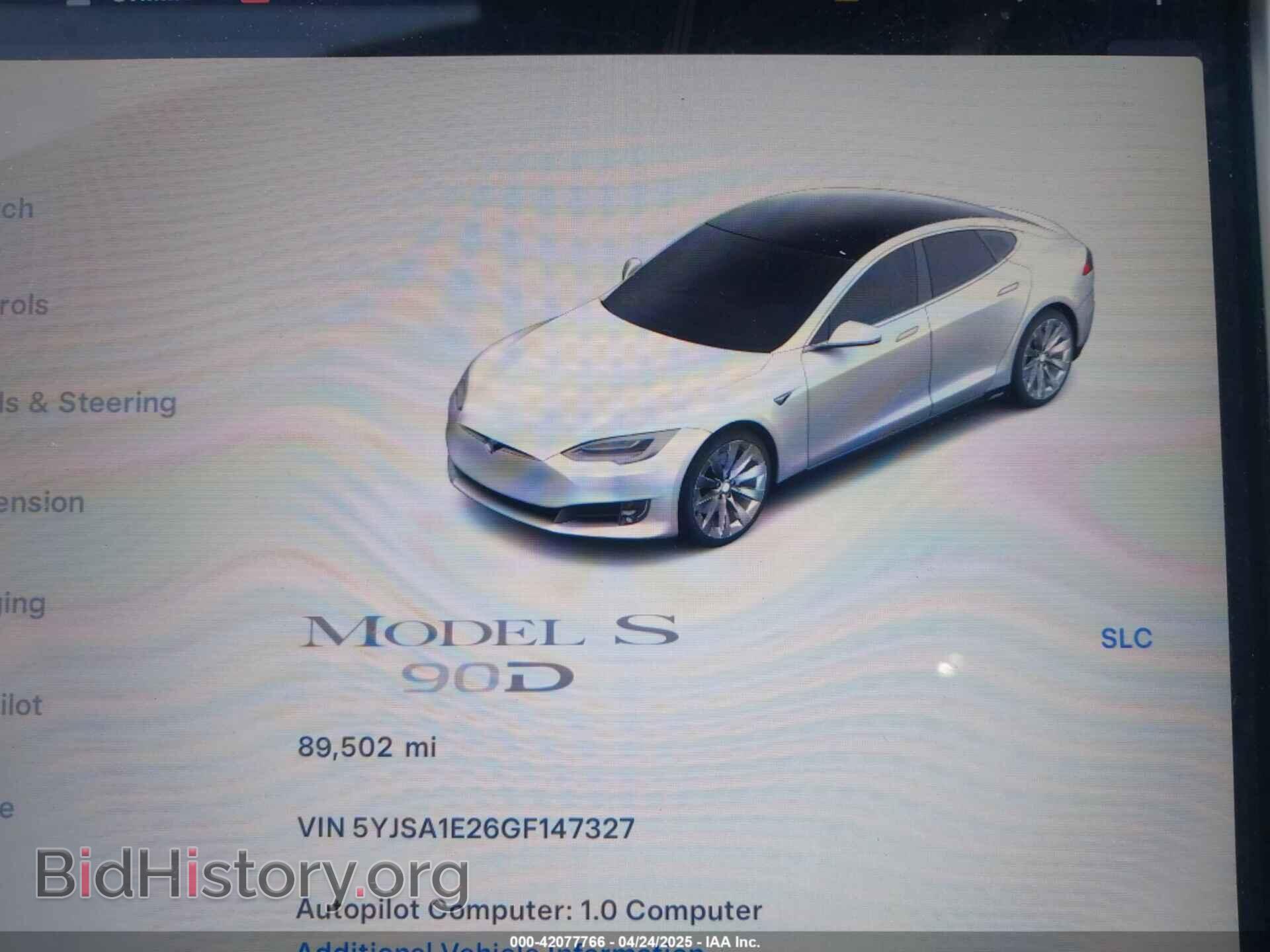 2016 TESLA MODEL S - VIN: 5YJSA1E26GF147327 - Photo 15