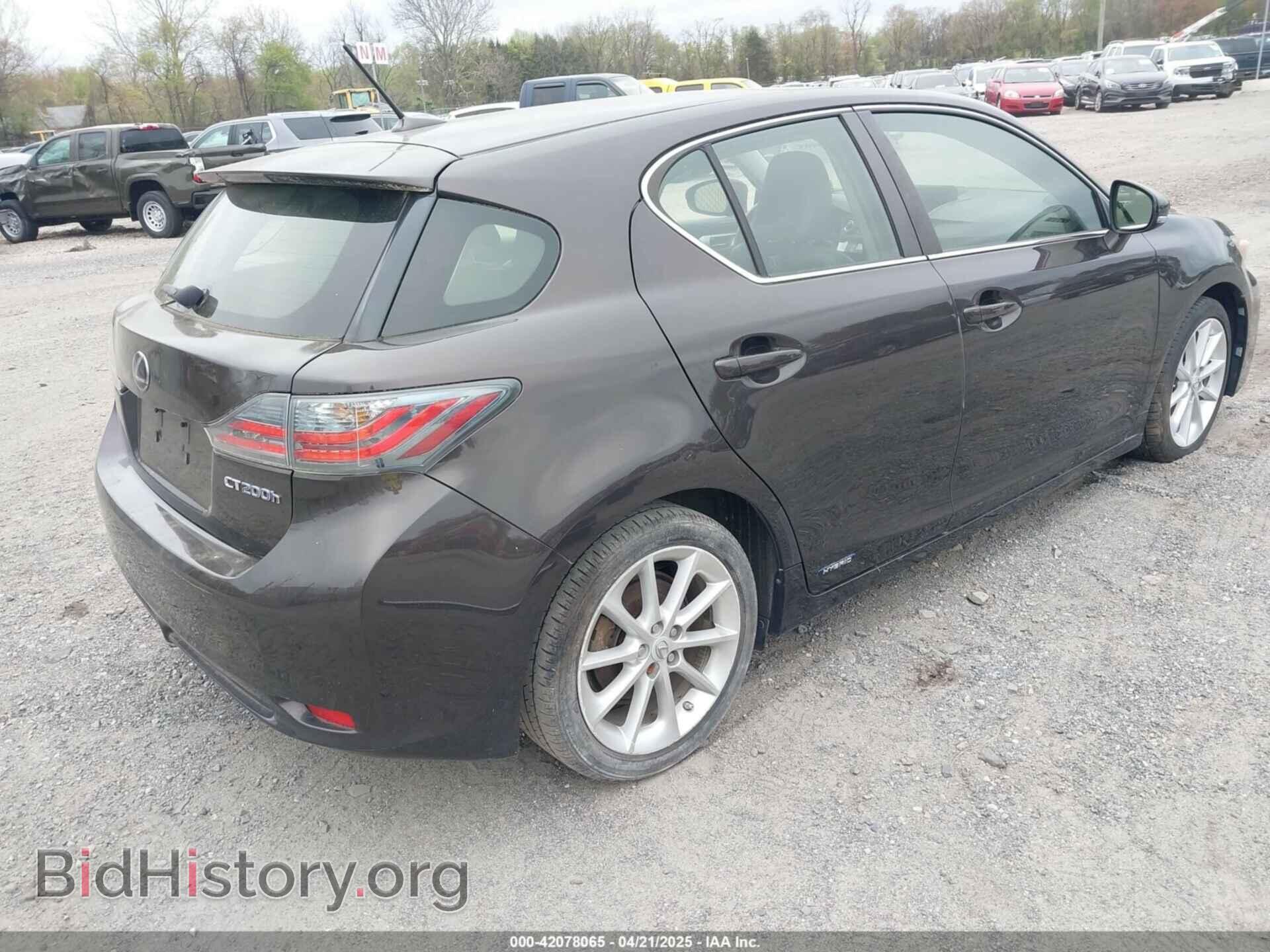2013 LEXUS CT 200H - VIN: JTHKD5BH2D2140704 - Фото 4