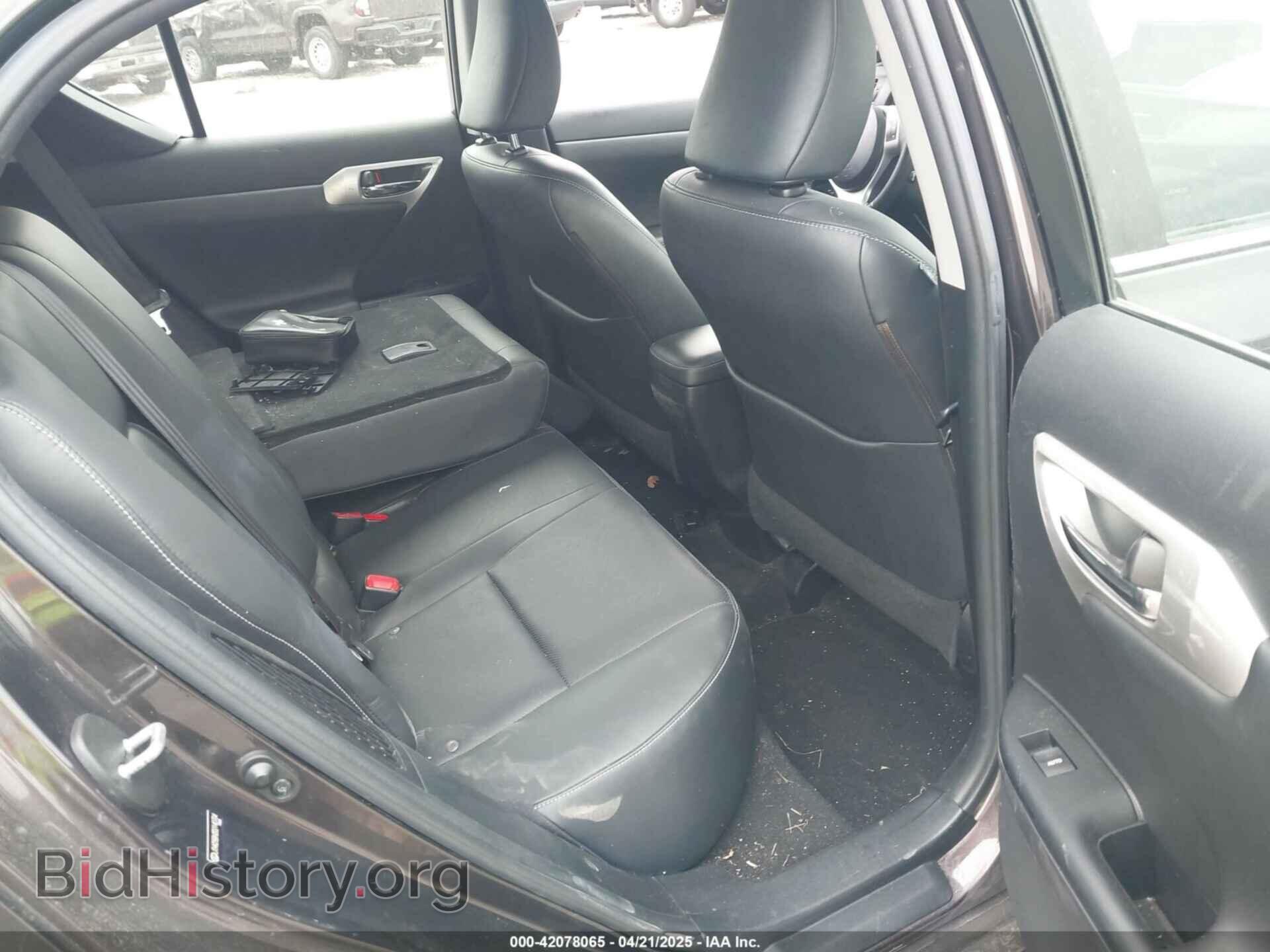 2013 LEXUS CT 200H - VIN: JTHKD5BH2D2140704 - Фото 8