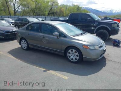 2008 Honda CIVIC LX, серый — VIN 2HGFA16508H349331, IAAI