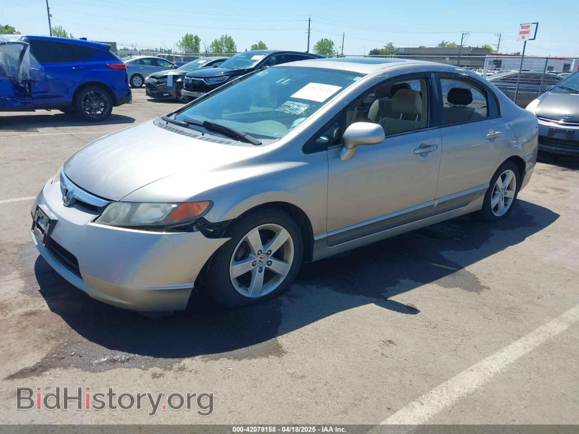 2006 HONDA CIVIC - VIN: JHMFA168X6S007320 - Фото 2
