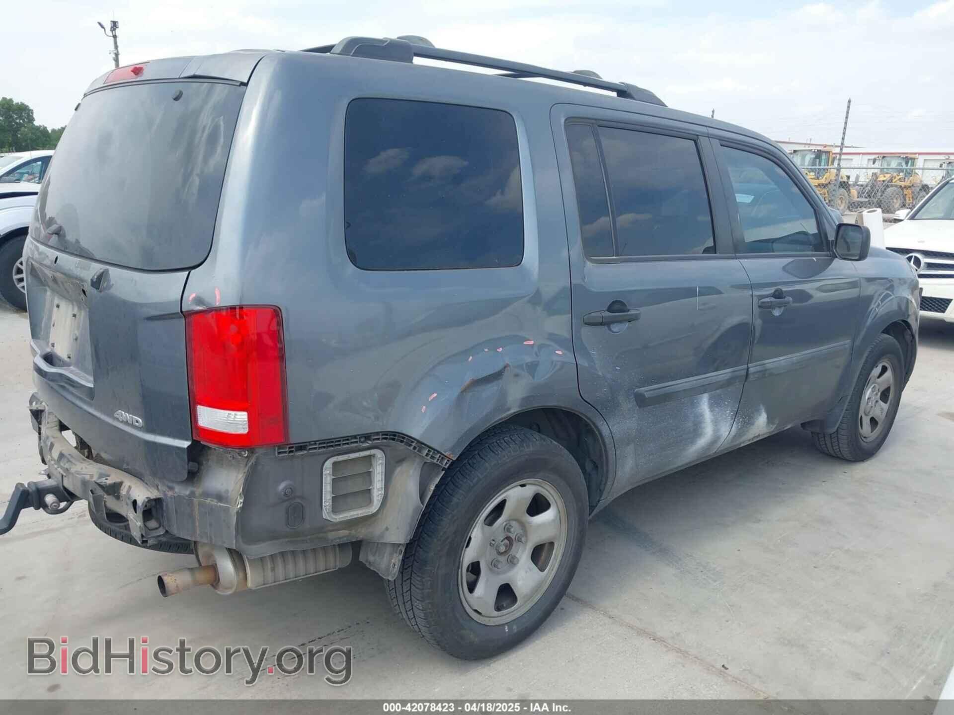 2013 HONDA PILOT - VIN: 5FNYF4H21DB014172 - Фото 4