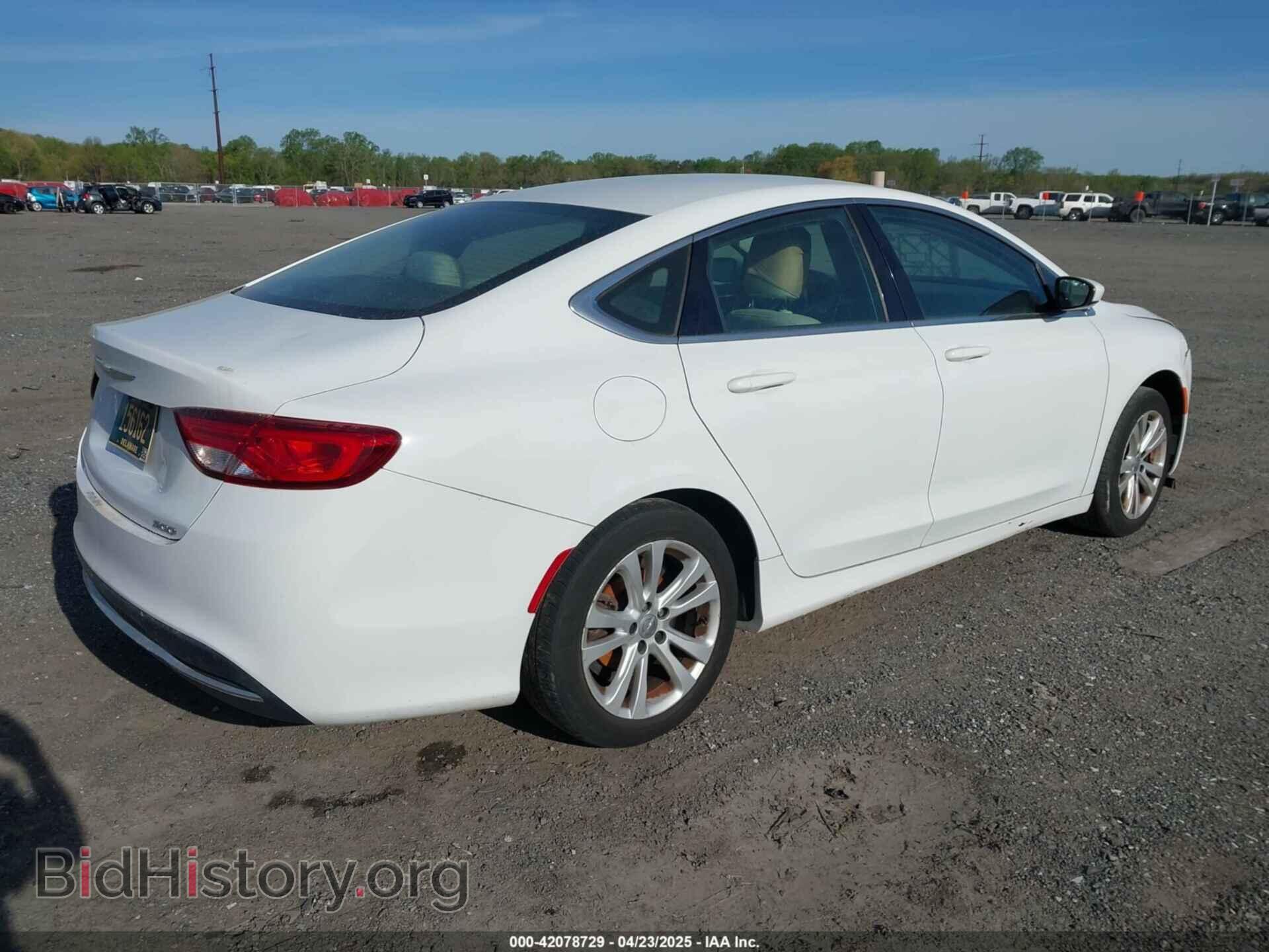 2016 CHRYSLER 200 - VIN: 1C3CCCAB0GN149497 - Фото 4