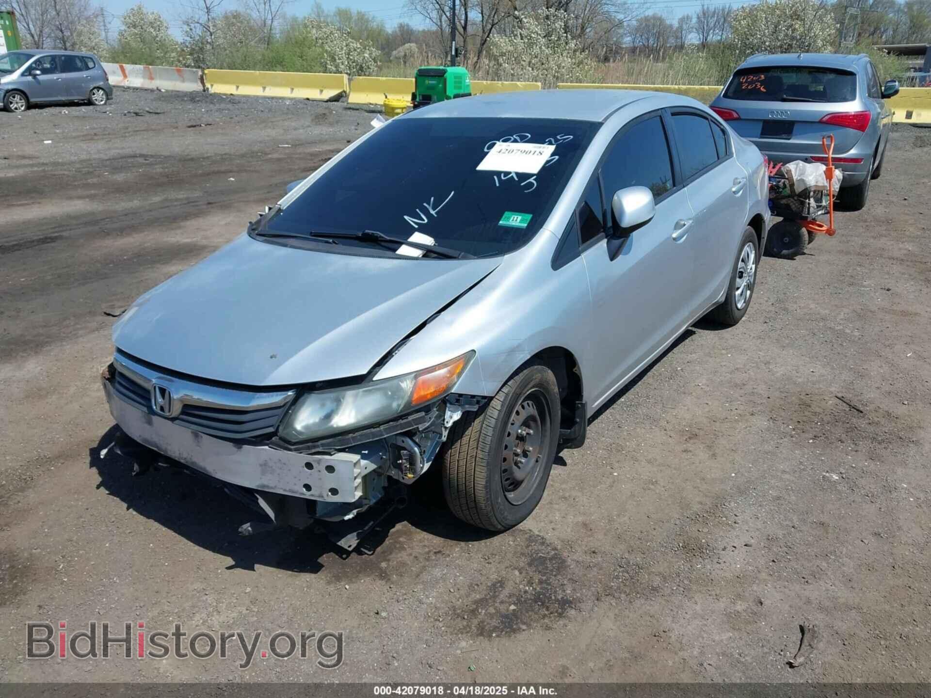 2012 HONDA CIVIC - VIN: 2HGFB2F56CH314403 - Фото 2