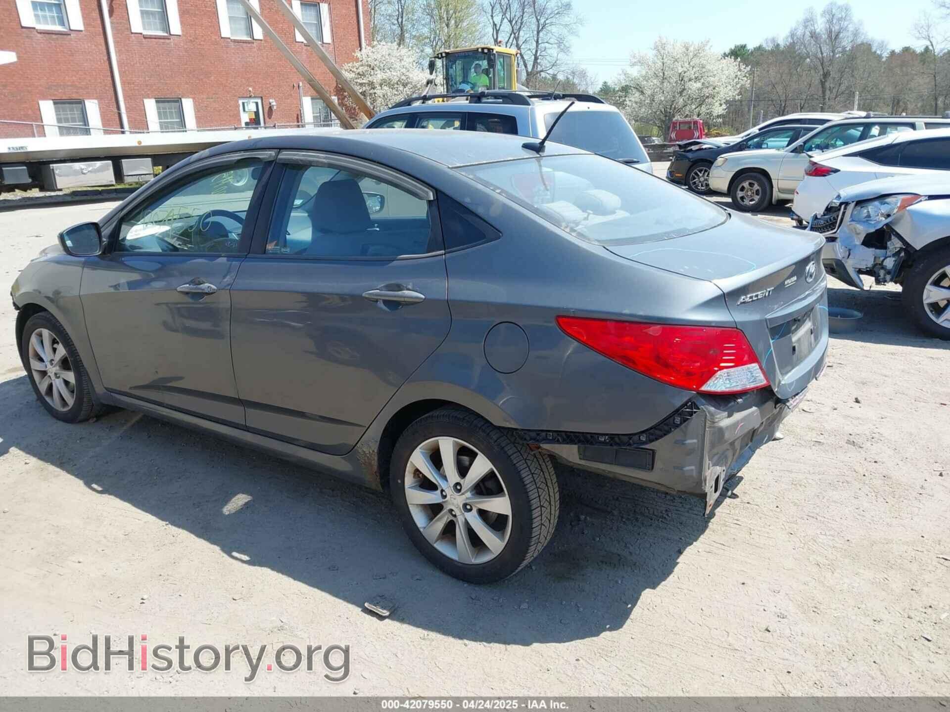 2012 HYUNDAI ACCENT - VIN: KMHCU4AE9CU167338 - Фото 3