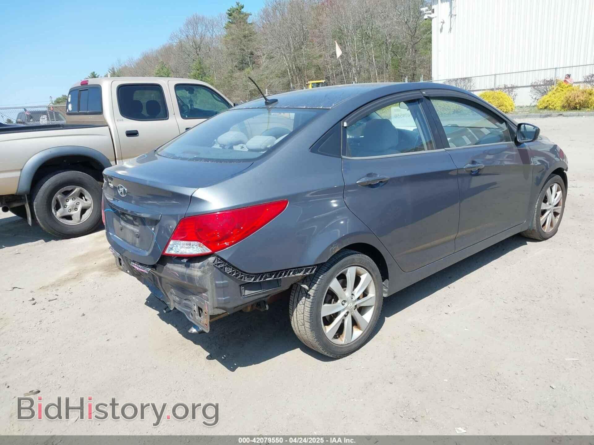 2012 HYUNDAI ACCENT - VIN: KMHCU4AE9CU167338 - Фото 4