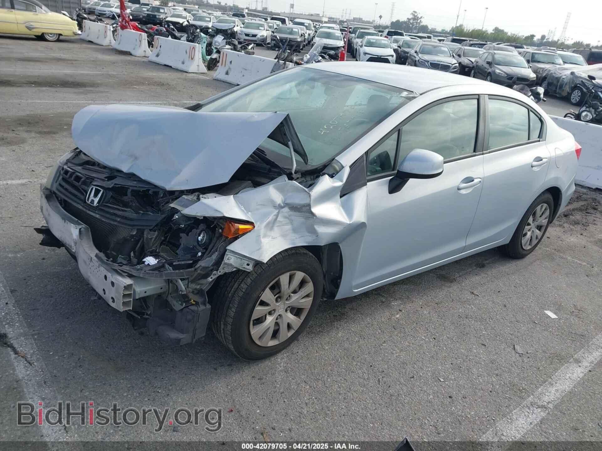 2012 HONDA CIVIC - VIN: 2HGFB2F54CH589784 - Фото 2