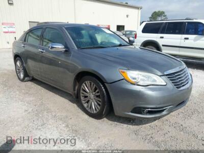 2012 Chrysler 200 Limited, gray — VIN 1C3CCBCB4CN304232, IAAI