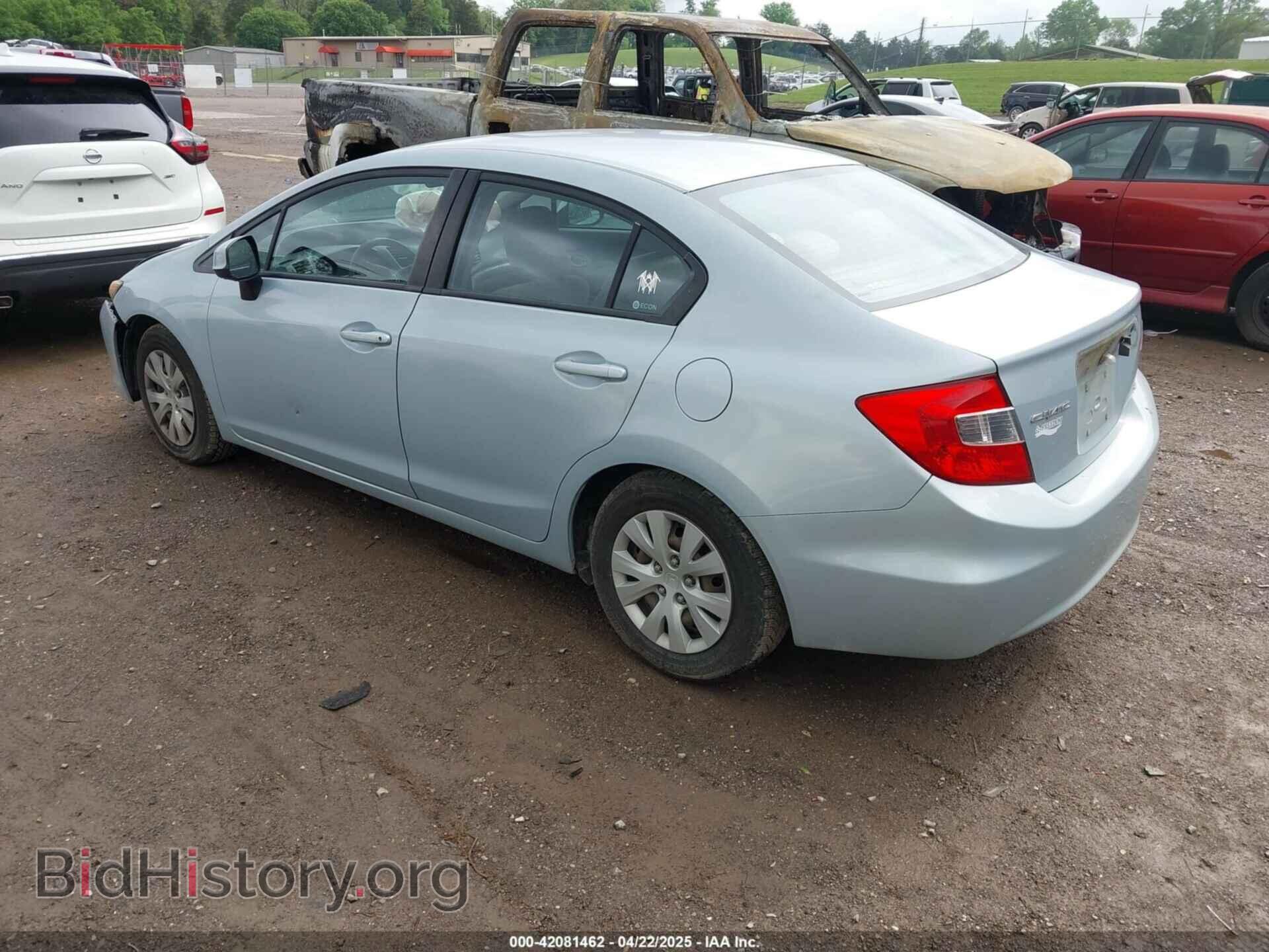 2012 HONDA CIVIC - VIN: 2HGFB2F53CH566786 - Фото 3