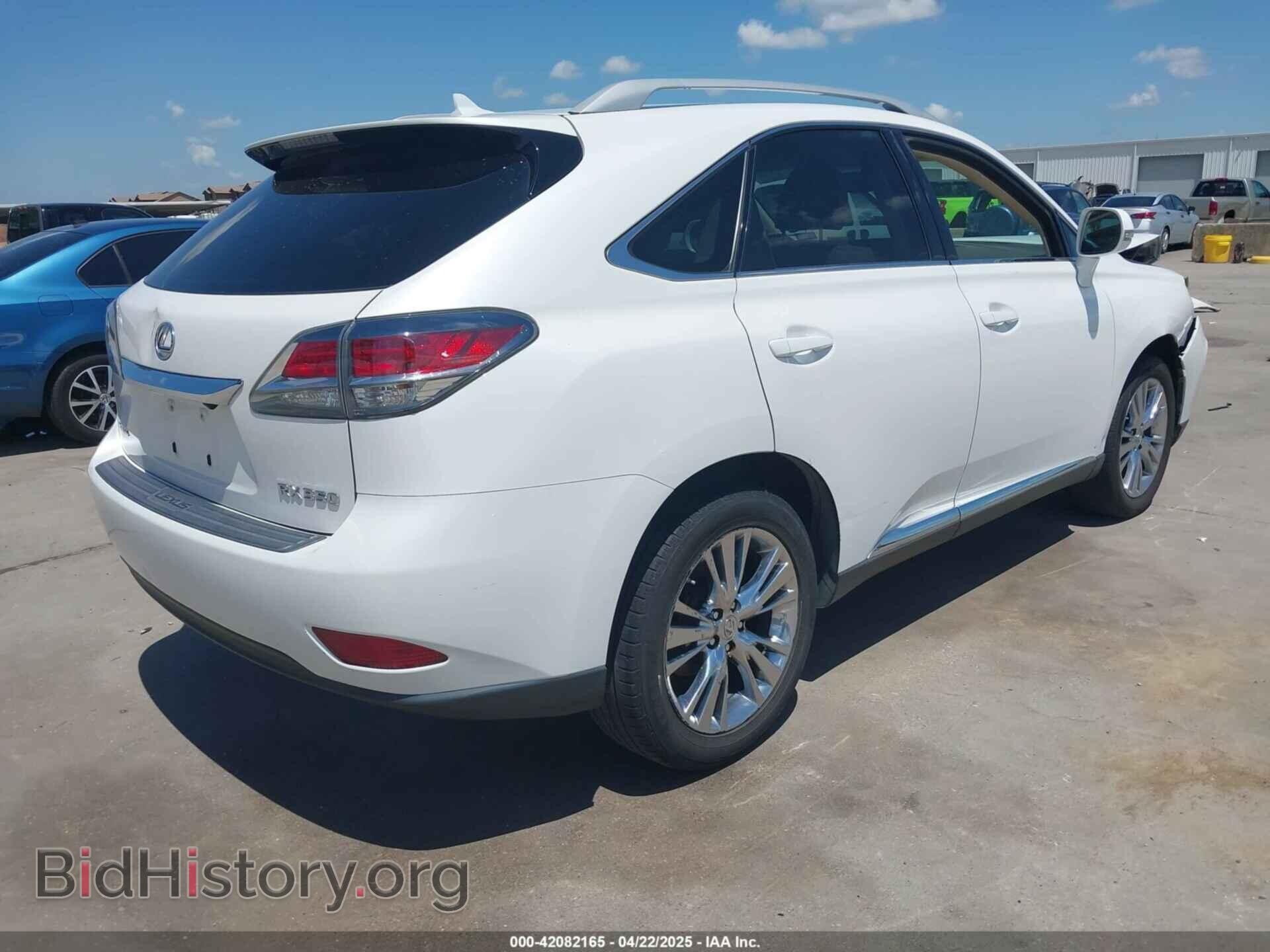 2013 LEXUS RX 350 - VIN: 2T2ZK1BA9DC090673 - Фото 4