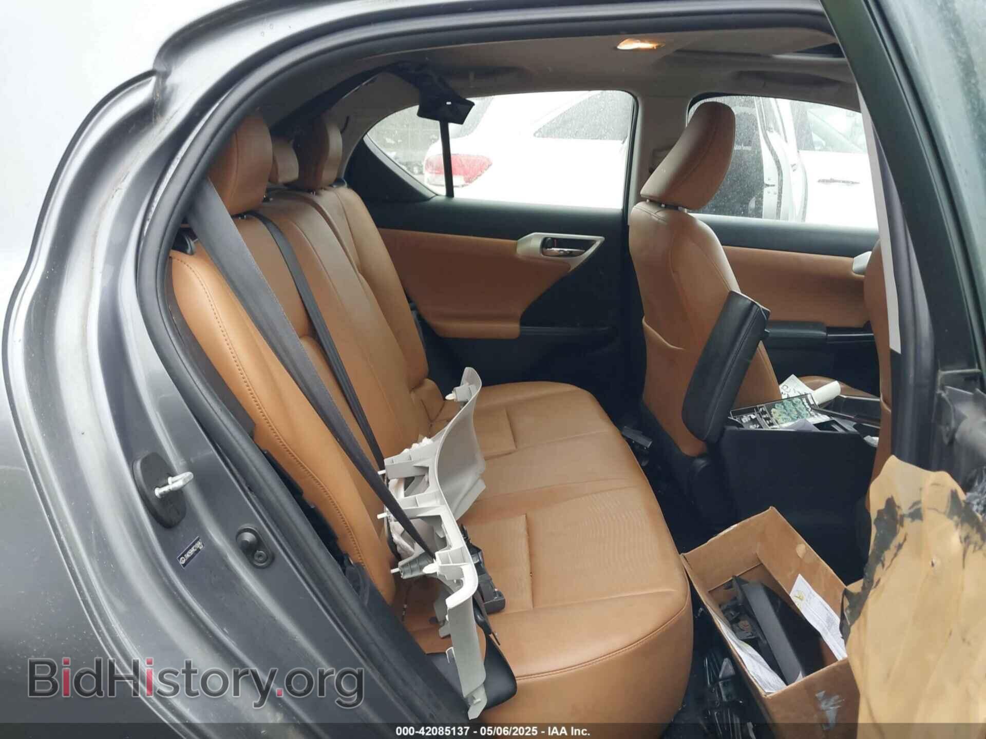 2012 LEXUS CT 200H - VIN: JTHKD5BH9C2106967 - Фото 8