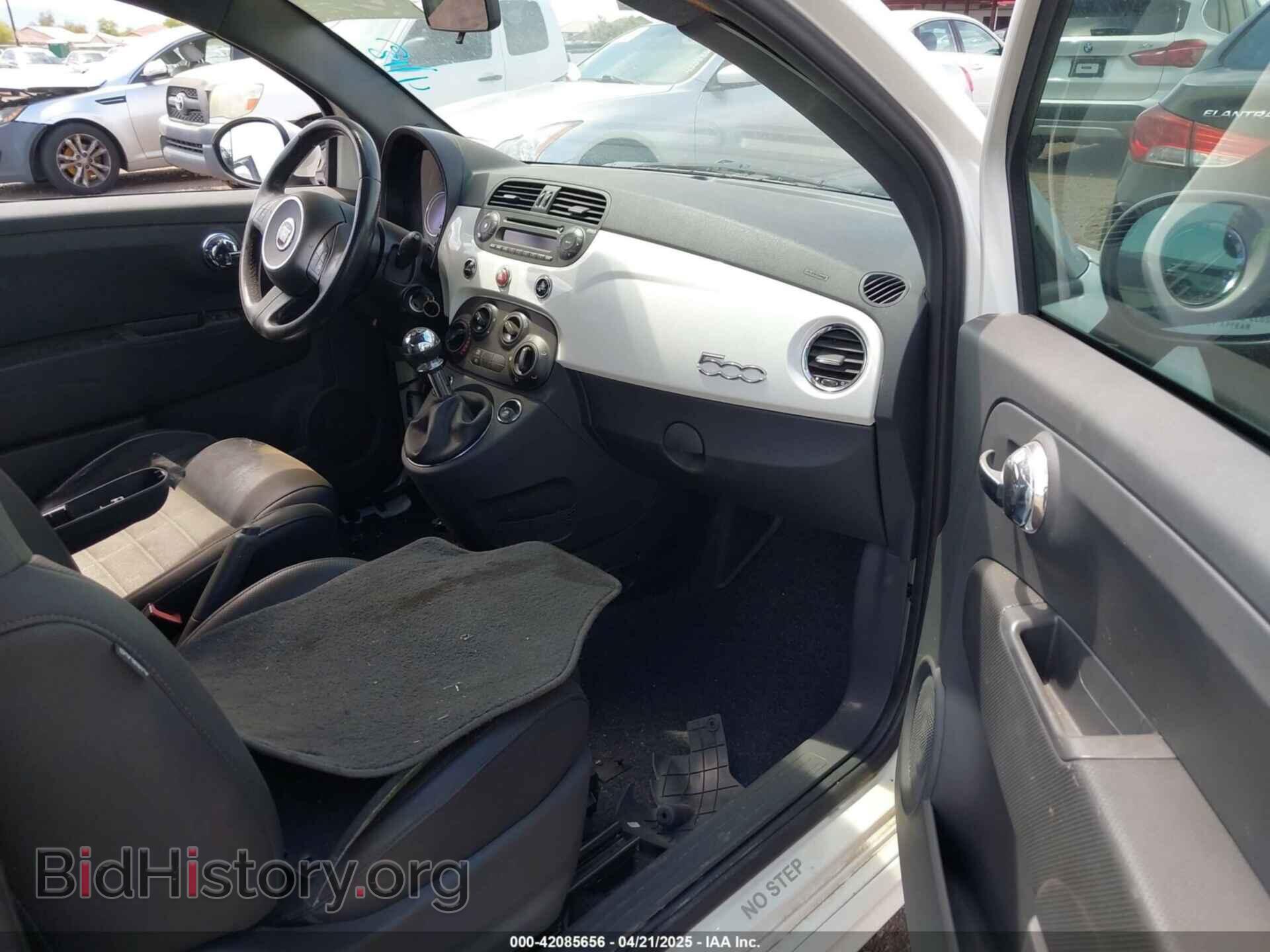 2012 FIAT 500 - VIN: 3C3CFFBR7CT200928 - Фото 5
