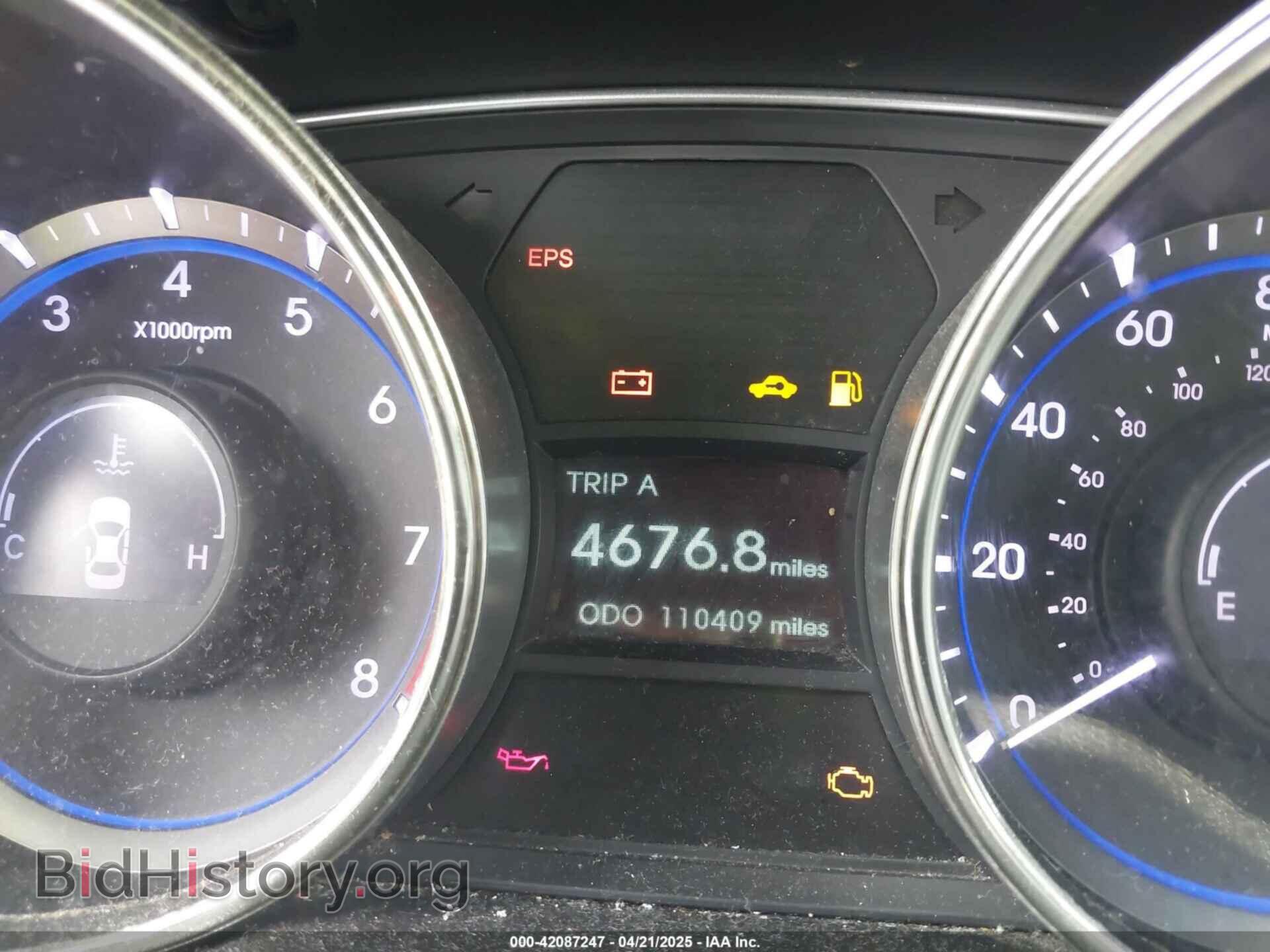 2012 HYUNDAI SONATA - VIN: 5NPEC4AB9CH369984 - Фото 7