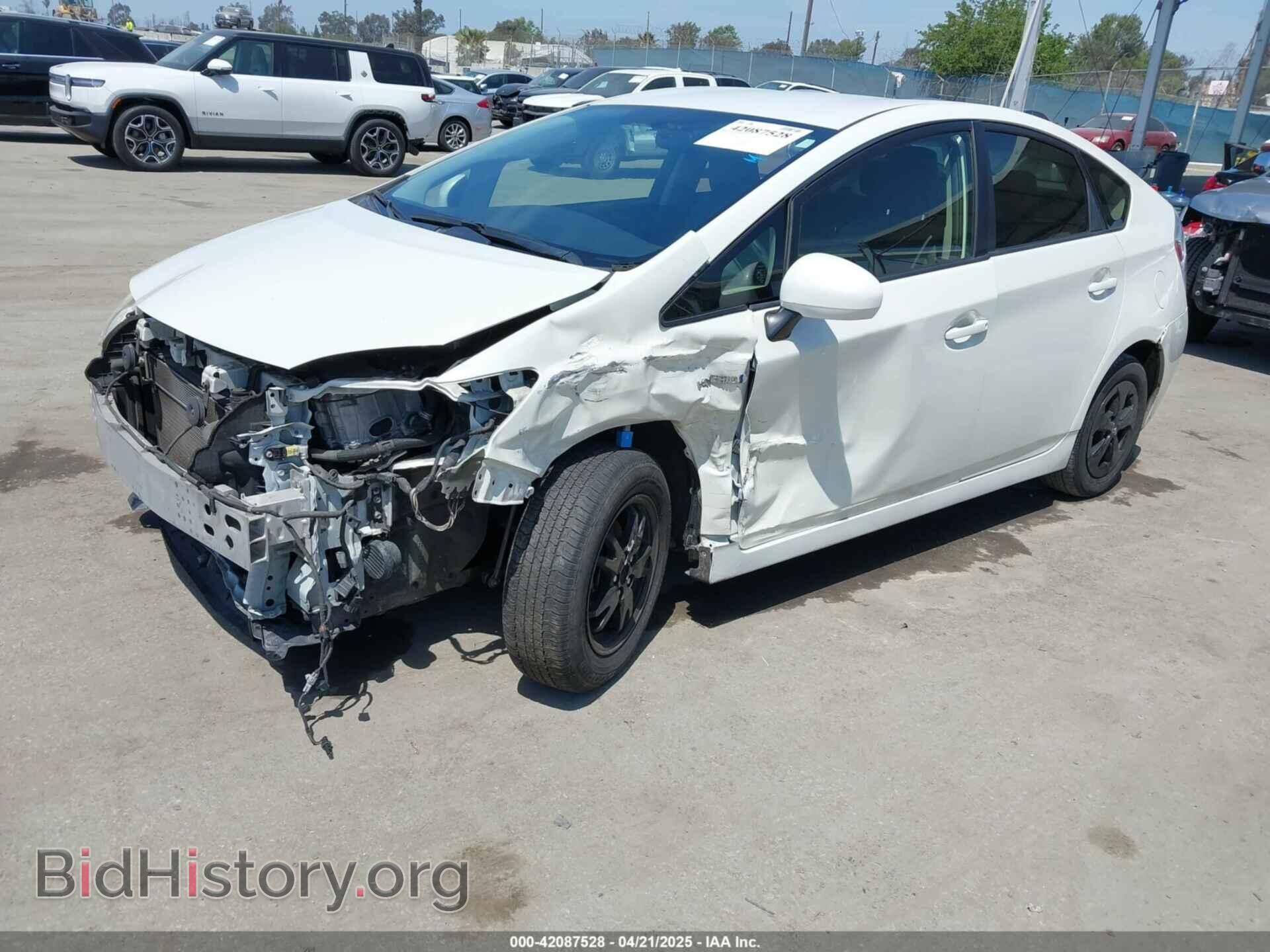 2012 TOYOTA PRIUS - VIN: JTDKN3DU6C5474776 - Фото 2
