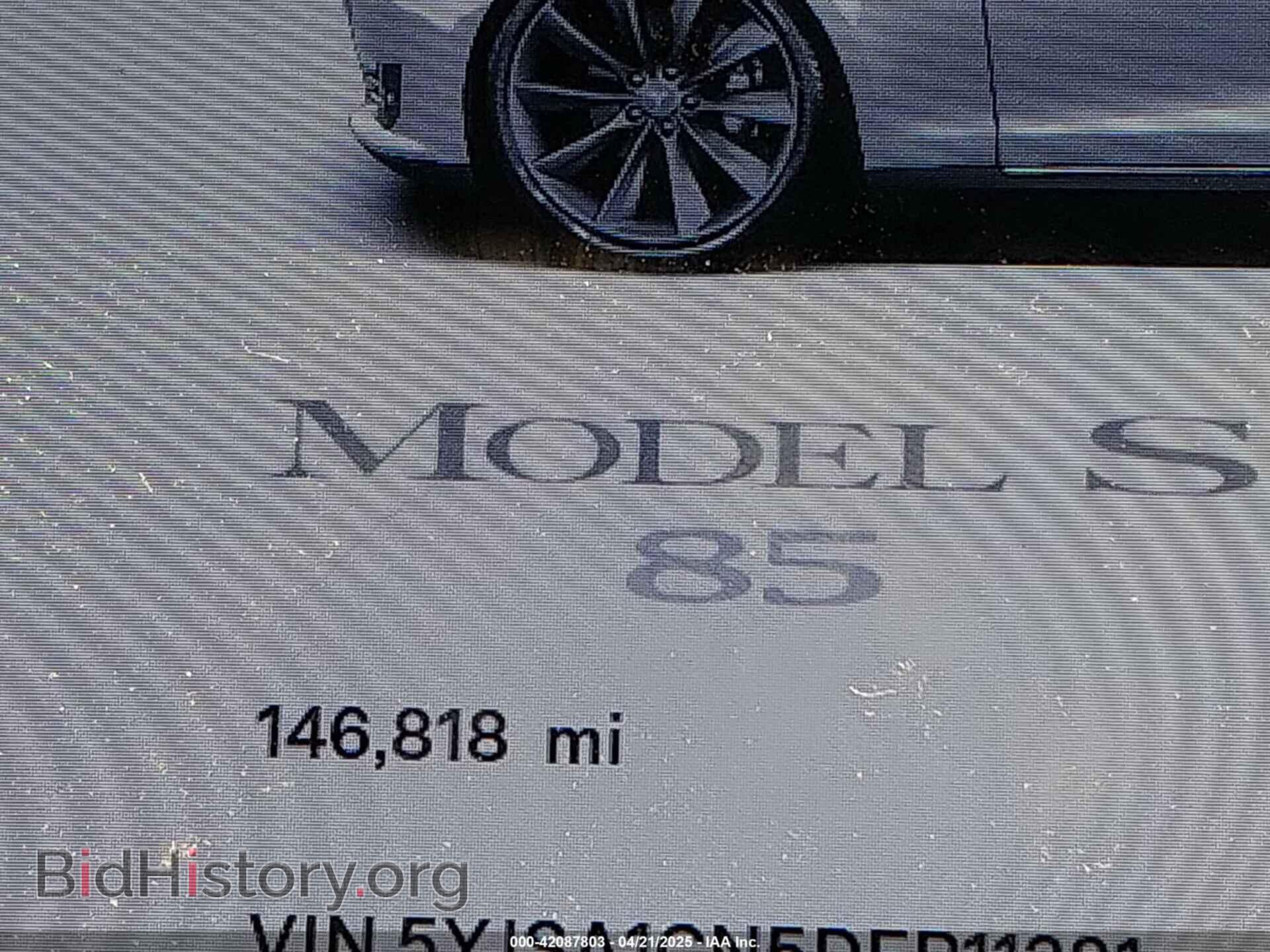 2013 TESLA MODEL S - VIN: 5YJSA1CN5DFP11381 - Фото 7