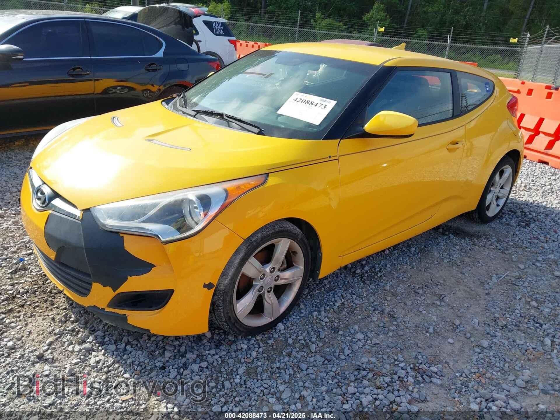 2012 HYUNDAI VELOSTER - VIN: KMHTC6AD2CU079902 - Фото 2