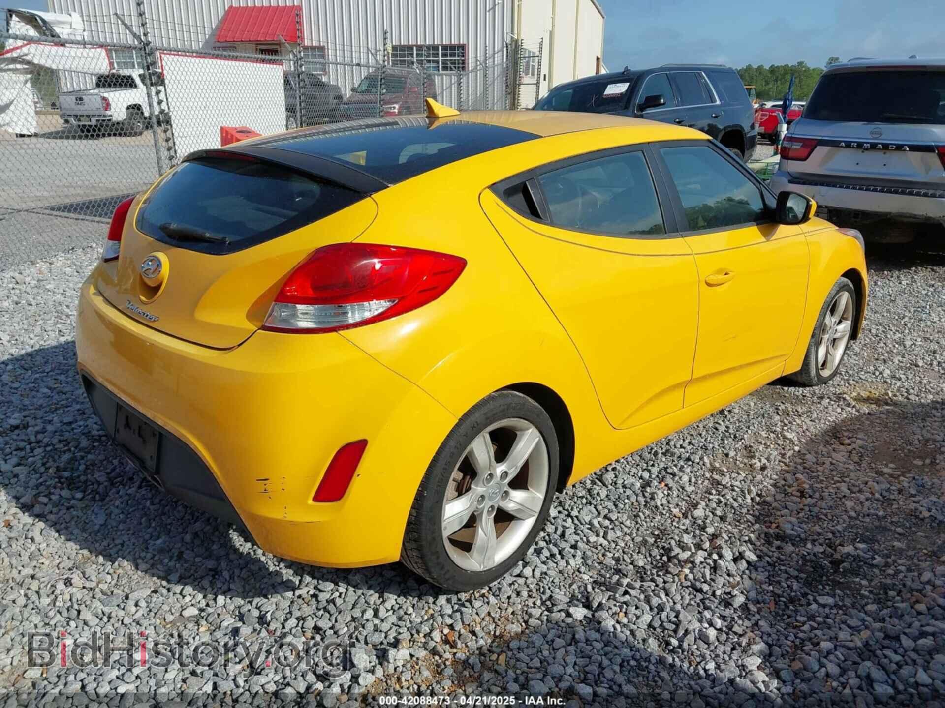 2012 HYUNDAI VELOSTER - VIN: KMHTC6AD2CU079902 - Фото 4