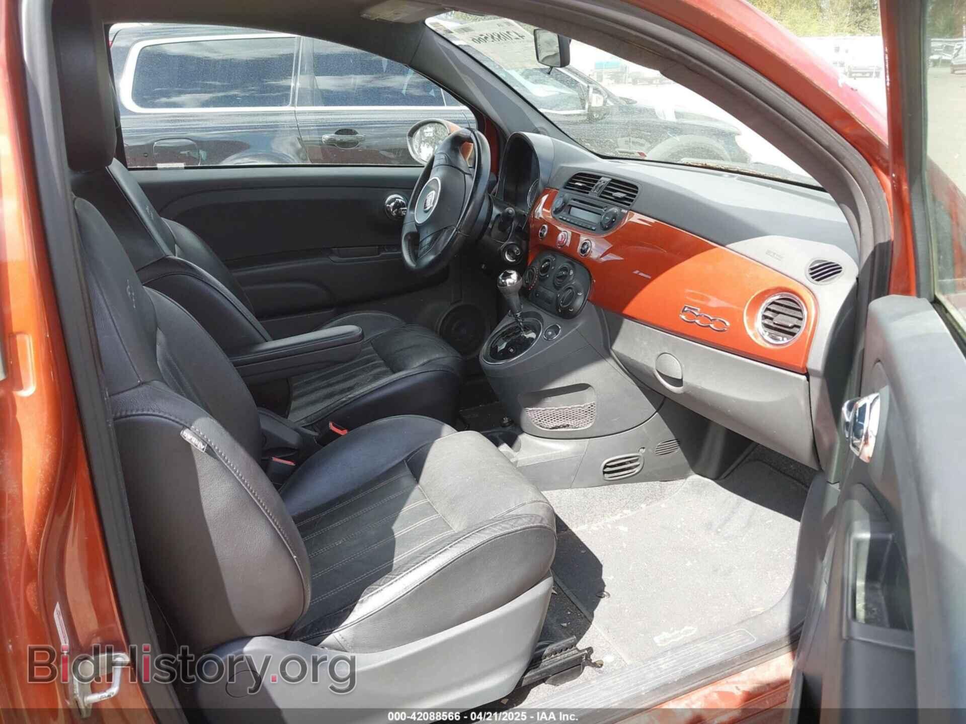 2013 FIAT 500 - VIN: 3C3CFFBR2DT752905 - Фото 5