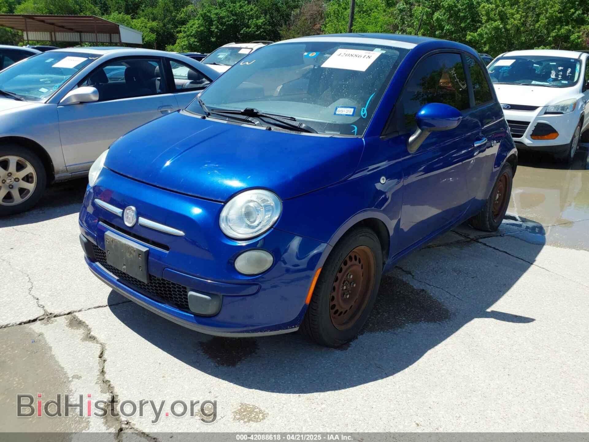 2012 FIAT 500 - VIN: 3C3CFFAR1CT198448 - Photo 2