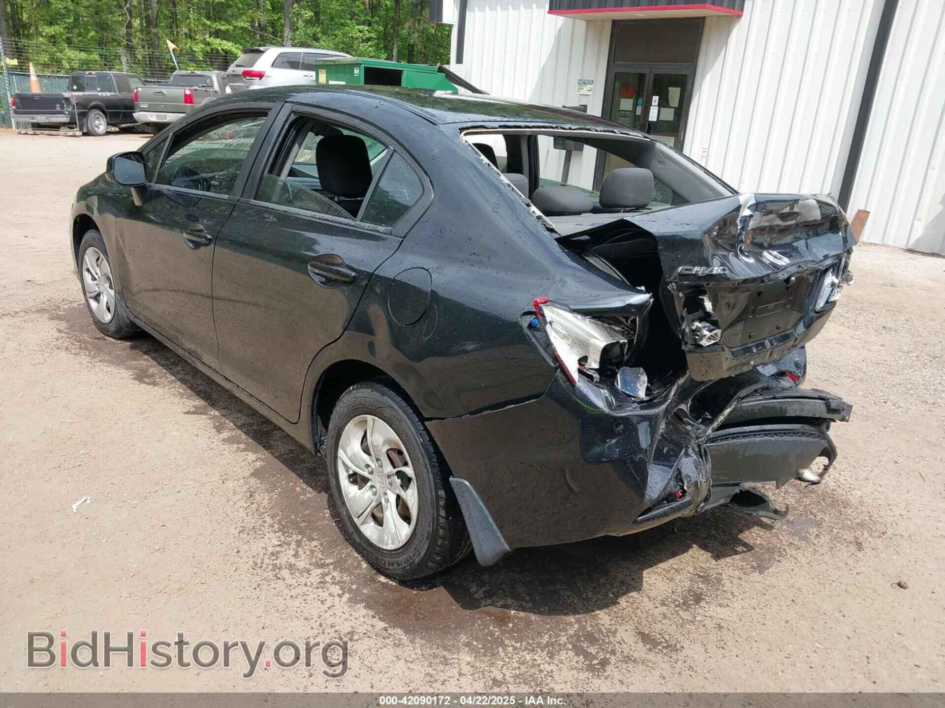 2013 HONDA CIVIC - VIN: 19XFB2F58DE004619 - Фото 3