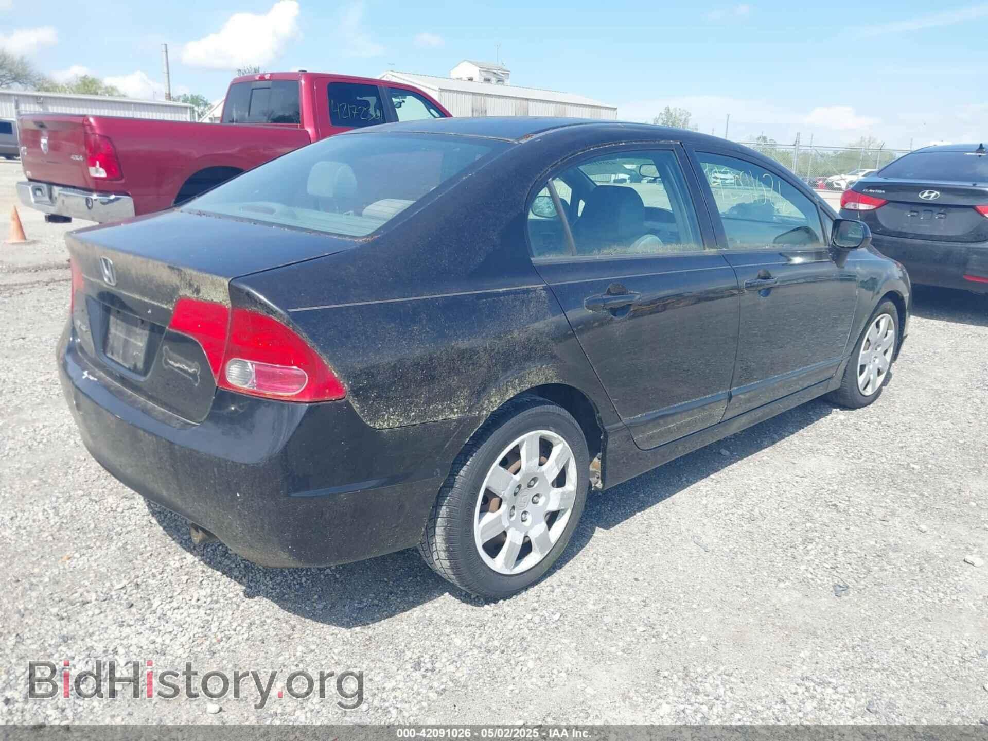 2008 HONDA CIVIC - VIN: 2HGFA16578H302538 - Фото 4