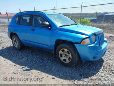 2008 Jeep COMPASS Sport, blue — VIN 1J8FT47008D504995, IAAI