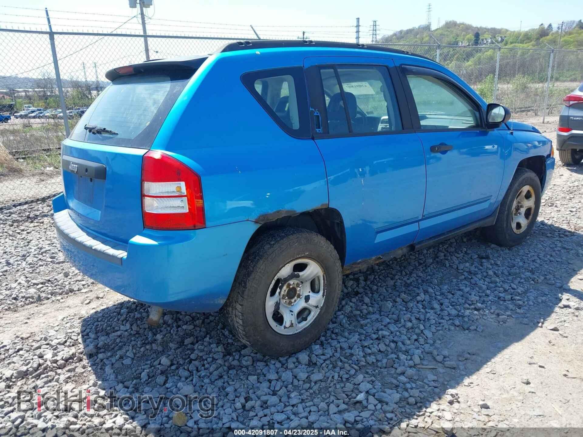 2008 JEEP COMPASS - VIN: 1J8FT47008D504995 - Фото 4
