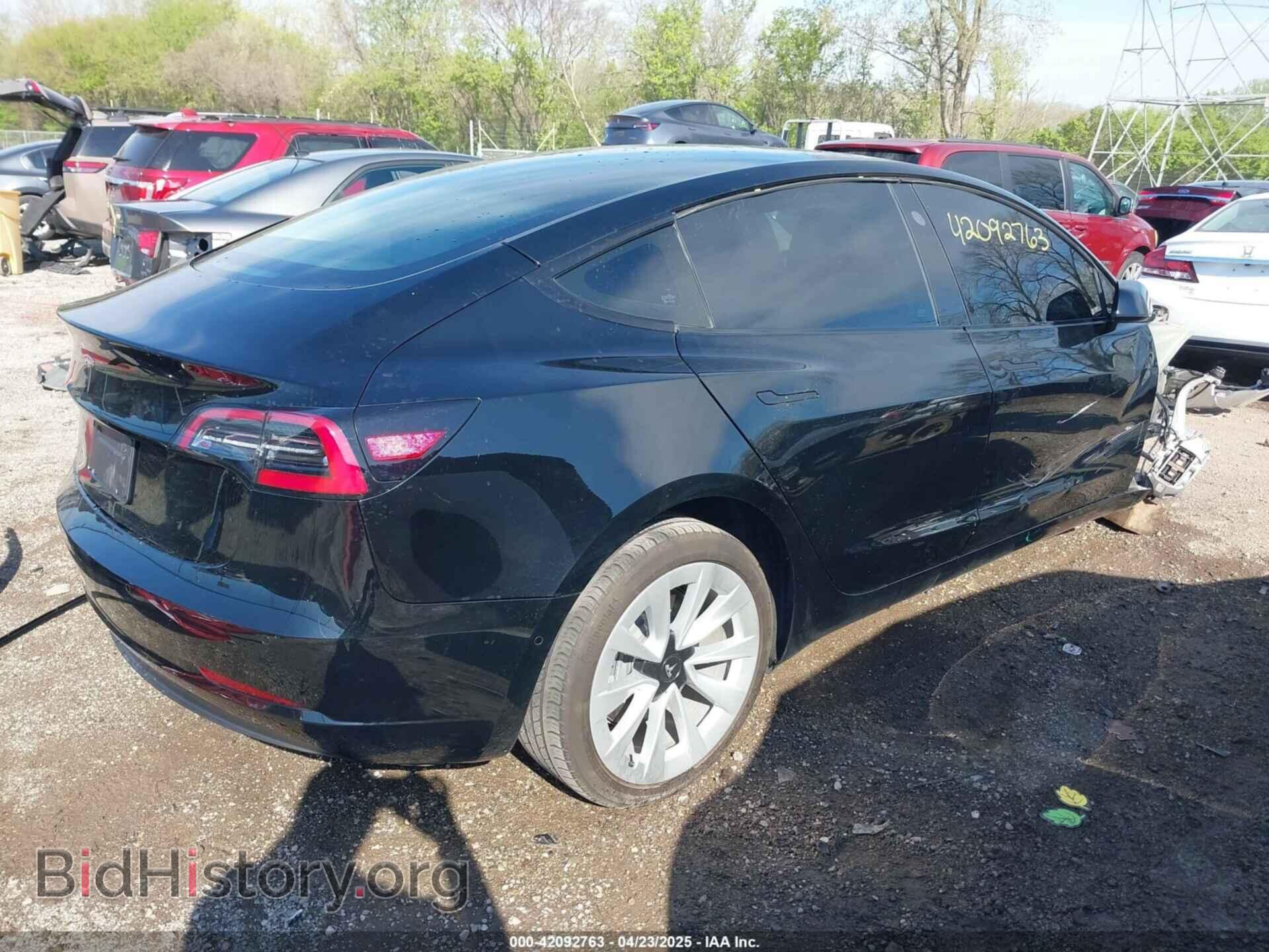 2022 TESLA MODEL 3 - VIN: 5YJ3E1EA9NF286123 - Фото 4