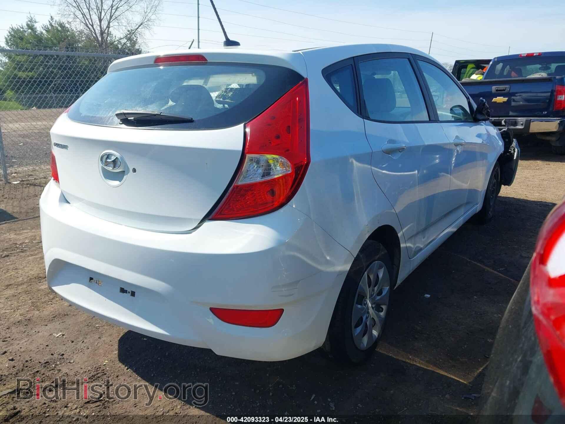 2017 HYUNDAI ACCENT - VIN: KMHCT5AE7HU310724 - Фото 4