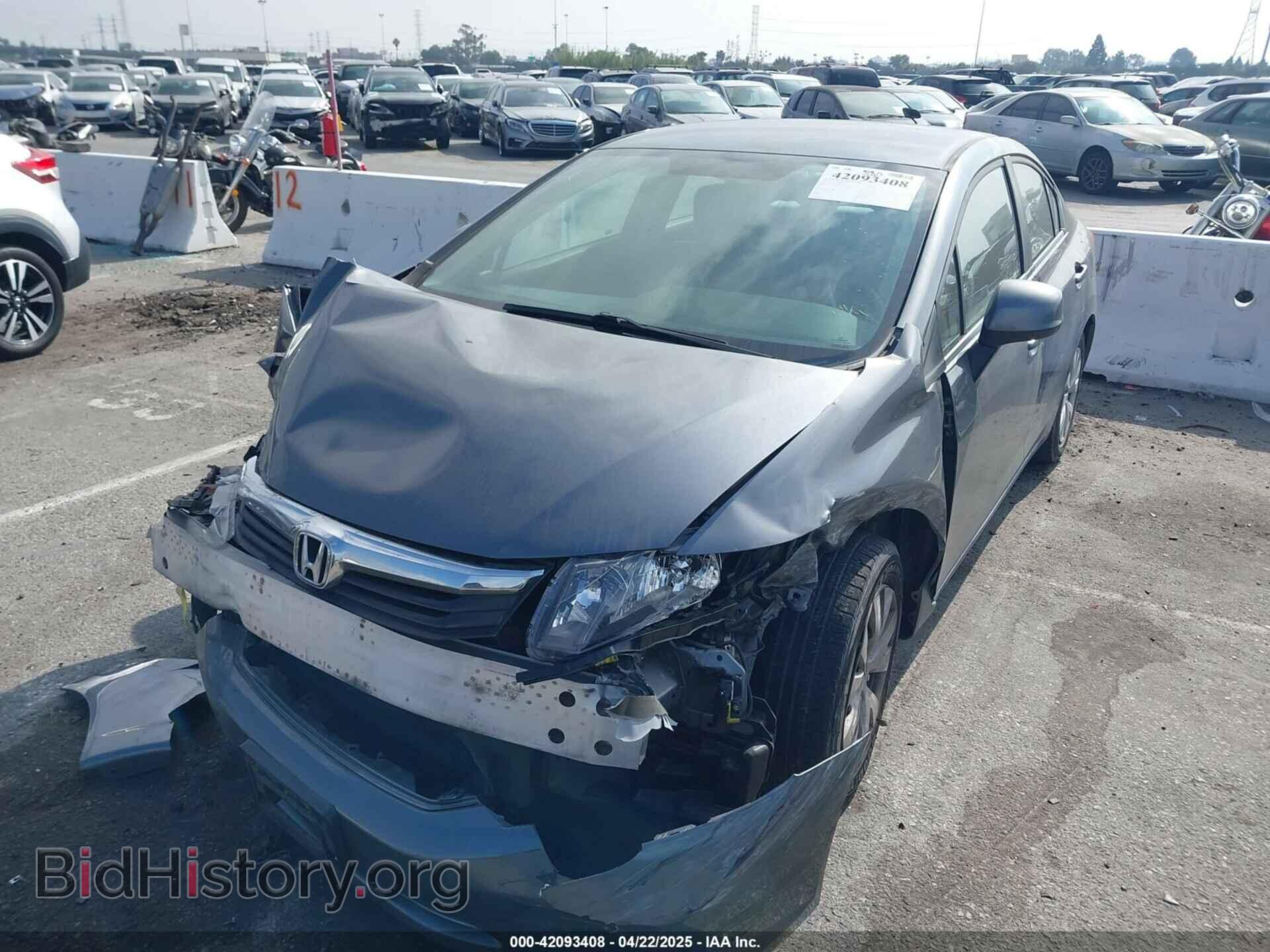 2012 HONDA CIVIC - VIN: 19XFB2F54CE329217 - Фото 2