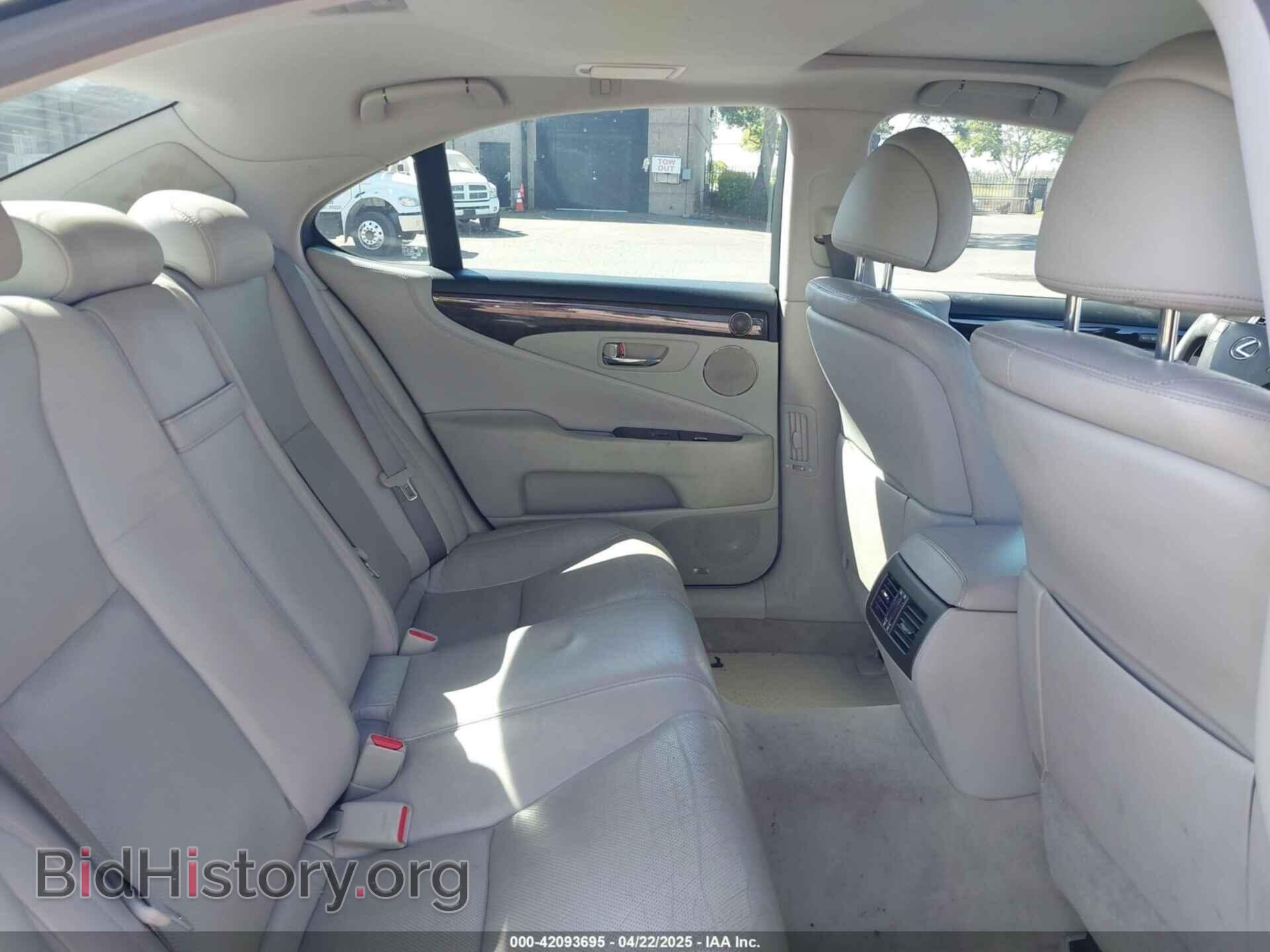 2012 LEXUS LS 460 - VIN: JTHBL5EF9C5109265 - Фото 8
