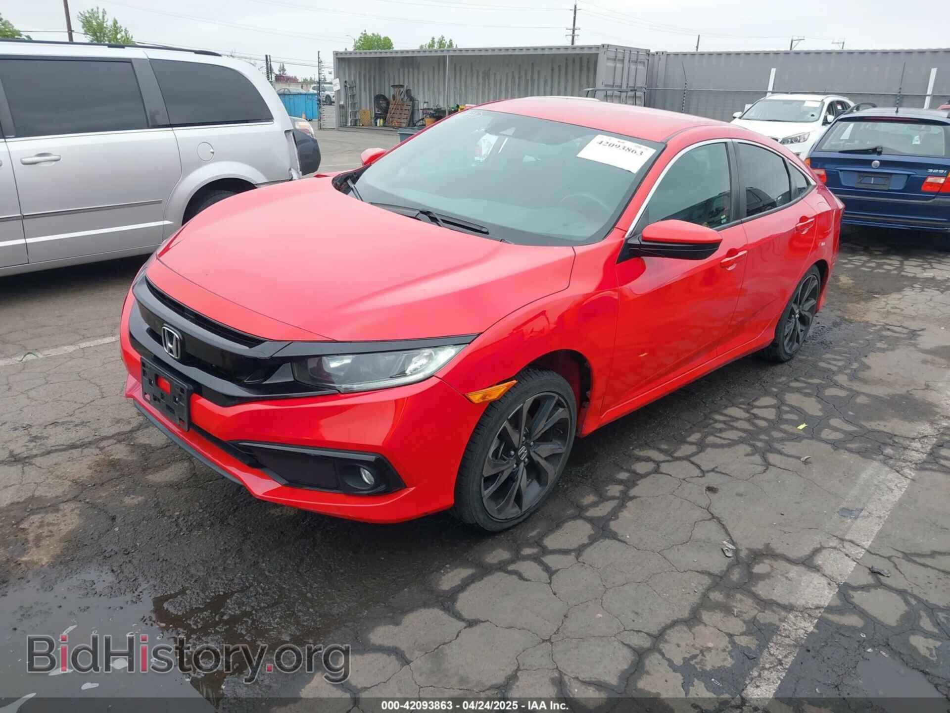 2019 HONDA CIVIC - VIN: 2HGFC2F80KH538093 - Фото 2