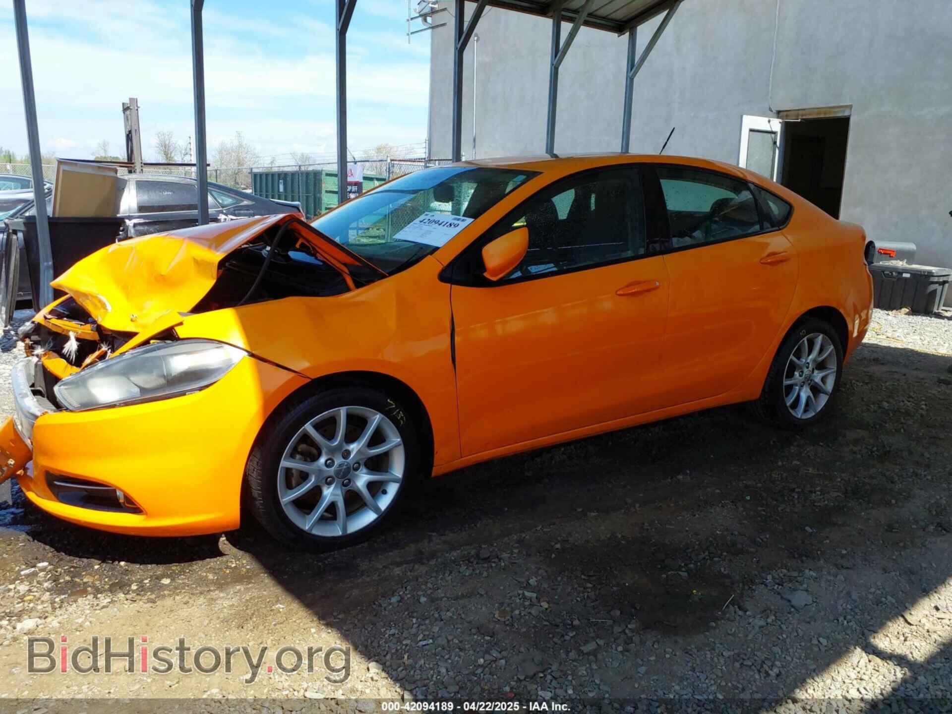 2013 DODGE DART - VIN: 1C3CDFBAXDD338437 - Фото 2