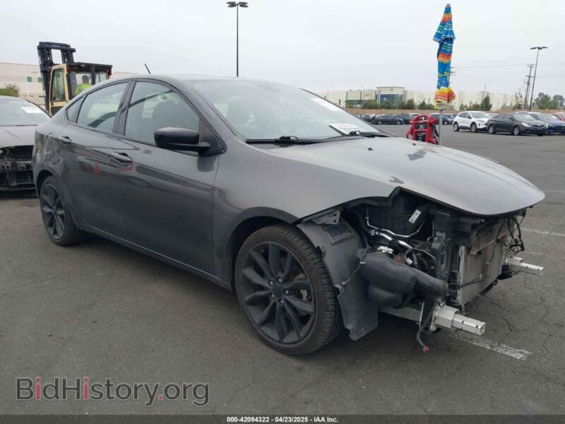 2016 Dodge DART SXT Sport Blacktop (VIN 1C3CDFFA4GD804135) — фото 1 из 12, IAAI, повреждение: передняя часть